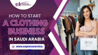 How To Start A Clothing Business In Saudi Arabia
