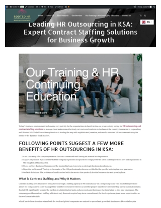 Hr Outsourcing Consultancy In Saudi Arabia