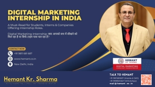 Digital Marketing Internship in India