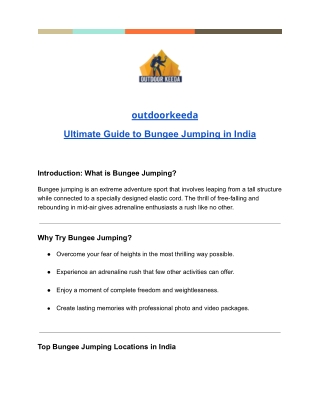 Ultimate Guide to Bungee Jumping in India  _ Outdoor keeda