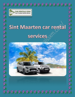 Sint Maarten car rental services
