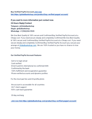 Buy Verified PayPal Account_Join now link