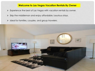 Las Vegas Vacation Rentals by Owner