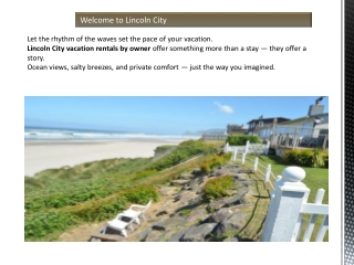 Lincoln City Vacation Rentals by Owner