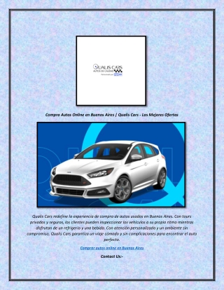 Autos Importados Seminuevos en Qualis Cars - Opciones de Calidad y Accesibles