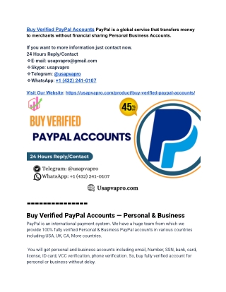 The Essential Guide to Buy Verified PayPal Accounts for Your Business