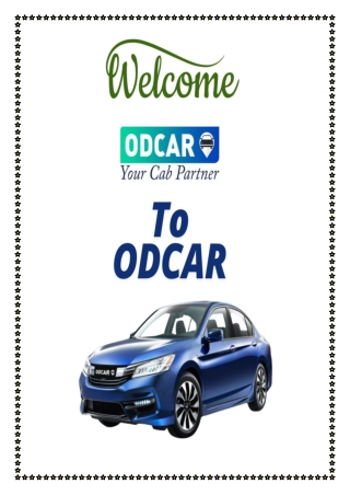 Travel Smart- Car Hire at Bhubaneswar Airport through ODCAR Explained