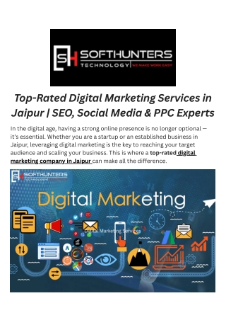 Top-Rated Digital Marketing Services in Jaipur  SEO, Social Media & PPC Experts