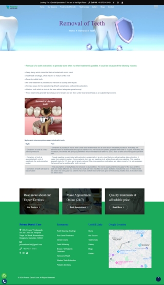 Painless Tooth Removal in Kanakapura Road - Prisma Dental Clinic