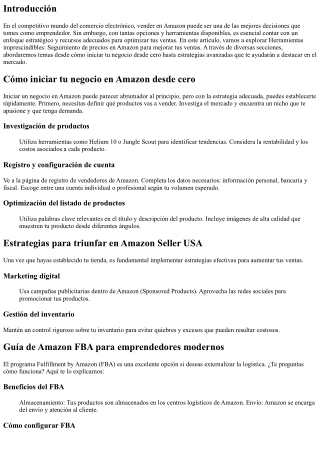 Herramientas imprescindibles: Seguimiento de precios en Amazon para mejorar tus