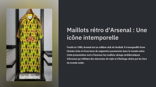 maillot arsenal retro vintage