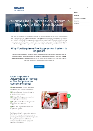 Kitchen Fire Suppression System in Singapore | Commercial Kitchen Fire Safety