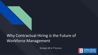Why Contractual Hiring is the Future of Workforce Management