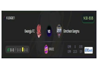 Xem trực tiếp Gwangju FC vs Gimcheon Sangmu vào lúc 14:30, ngày 05/05/2025