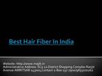 Best hair Fiber in India