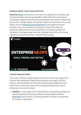 MLOps Training | Machine Learning Operations Training