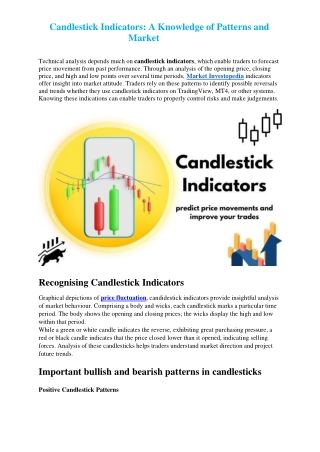 Candlestick Indicators Explained with Real Chart Examples PDF