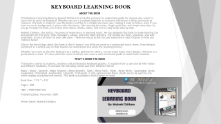 Keyboard Learning Book