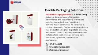 Flexible Packaging Solutions