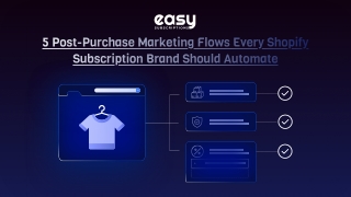 5 Post-Purchase Marketing Flows Every Shopify Subscription Brand Should Automate