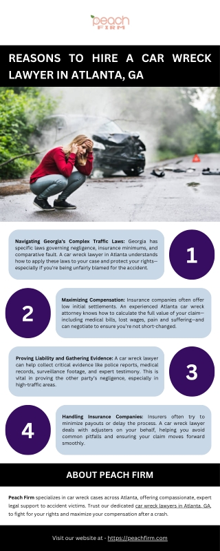 Reasons to Hire a Car Wreck Lawyer in Atlanta, GA