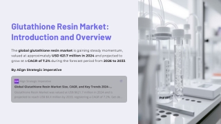 Glutathione Resin Market Emerging Trends and Competitive Insights