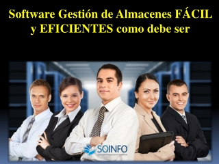 Software Gestión de Almacenes FÁCIL y EFICIENTES como debe ser