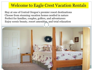 Eagle Crest Vacation Rentals by Owner – Direct Booking for the Perfect Escape