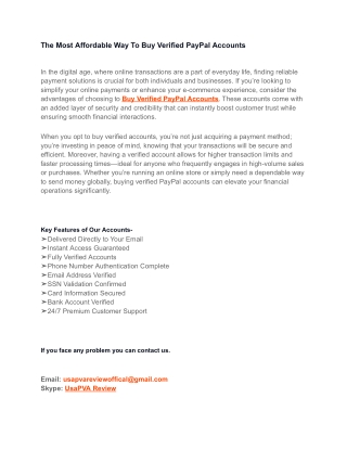 Buy Verified PayPal Accounts – 100% KYC Completed & Secure