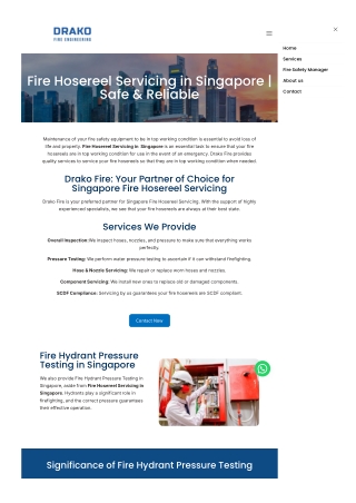 Fire Hydrant Pressure Test in Singapore | Certified Testing & Inspection