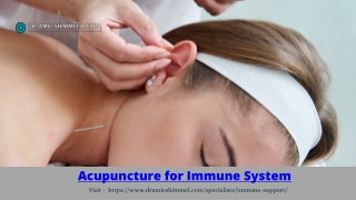Acupuncture for Immune System