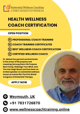Health & Wellness Coach Certification – UK Accredited
