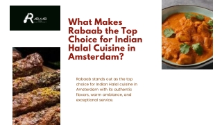 Indian Halal Restaurant in Amsterdam – Rabaab Restaurant