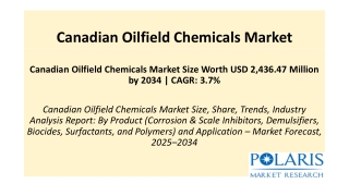 Canadian Oilfield Chemicals Market