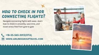 How to check in for connecting flights