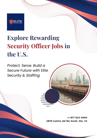 Security Officer Jobs for Veterans