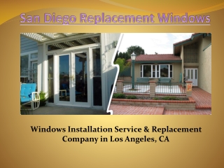San Diego Vinyl Windows