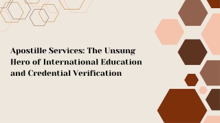 Apostille Services The Unsung Hero of International Education and Credential Verification