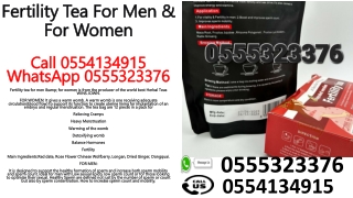 Fertility Tea For Men & Women Couple's Combo Pack