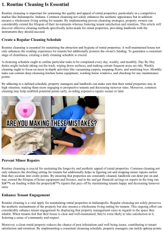 Proven Strategies For Cleansing Rental Properties In Indianapolis, Indiana