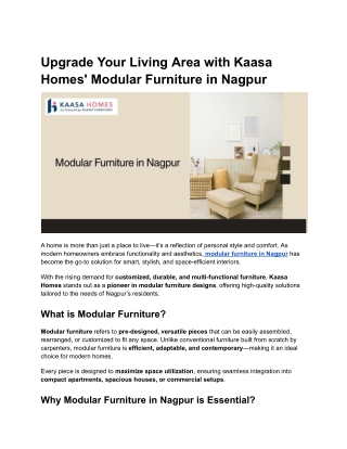 Modular furniture in Nagpur