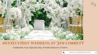 Explore Scenic Wedding Venues in Jim Corbett