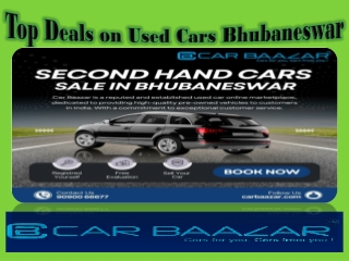Top Deals on Used Cars Bhubaneswar