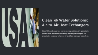 Heat Exchanger Air To Air