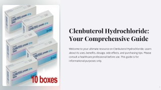 Clenbuterol For Sale – Buy Clenbuterol Online