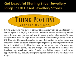 Beautiful sterling silver jewellery Rings