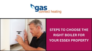 Steps to Choose the Right Boiler for Your Essex Property