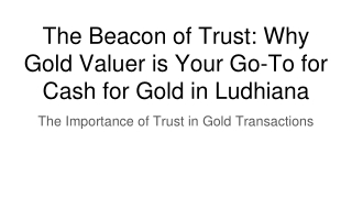The Beacon of Trust