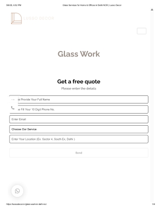 Modern Glass Door & Window Solutions for Homes and Offices | Lusso Decor