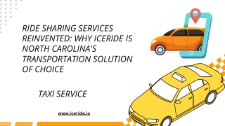 Ride Sharing Services Reinvented Why IceRide Is North Carolina's Transportation Solution of Choice